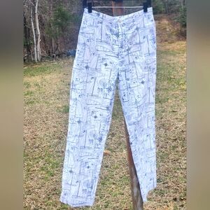 Vineyard Vines Nautical Sailboat Print Breaker Pants Golf